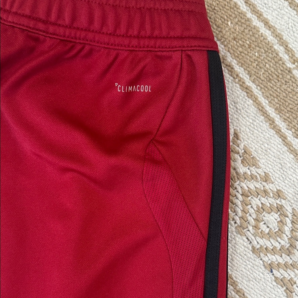 adidas Red and Black Men's Pants - Picture 3 of 5